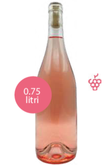 ROSATO IGT TERRE SICILIANE FRAPPATO - Vino Rosa Della Casa Personalizzato con Etichetta Brandizzata VETRO 75cl - immagine 3