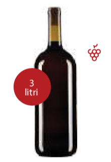 VINO NOBILE DI MONTEPULCIANO RISERVA DOCG - Vino Rosso Della Casa Personalizzato con Etichetta Brandizzata VETRO 3l - immagine 3