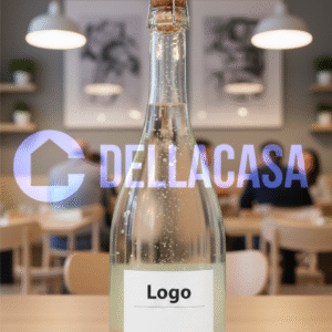 SPUMANTE ANALCOLICO - Vino Della Casa Personalizzato con Etichetta Brandizzata VETRO 75Cl