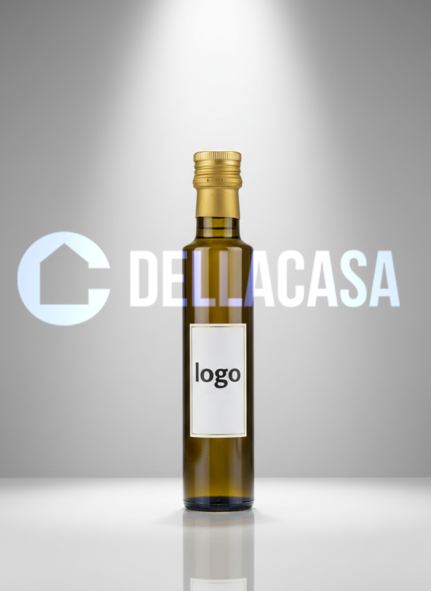 OLIO EXTRA VERGINE DI OLIVA - Olio Della Casa Personalizzato con Etichetta Brandizzata Vetro 10cl - immagine 2