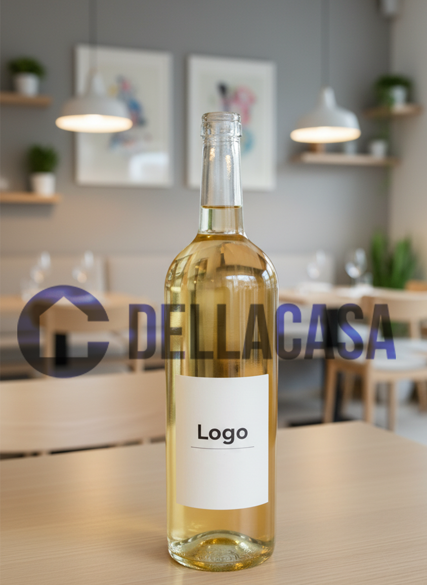 CUSTOZA BIANCO DOC - Vino Bianco Della Casa Personalizzato con Etichetta Brandizzata VETRO 75Cl