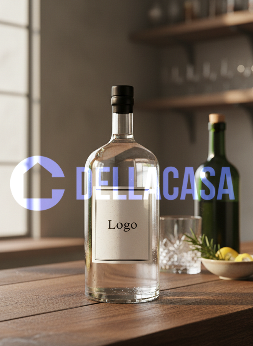 GRAPPA BIANCA - Della Casa italiana Personalizzata con Etichetta Brandizzata Vetro 50cl