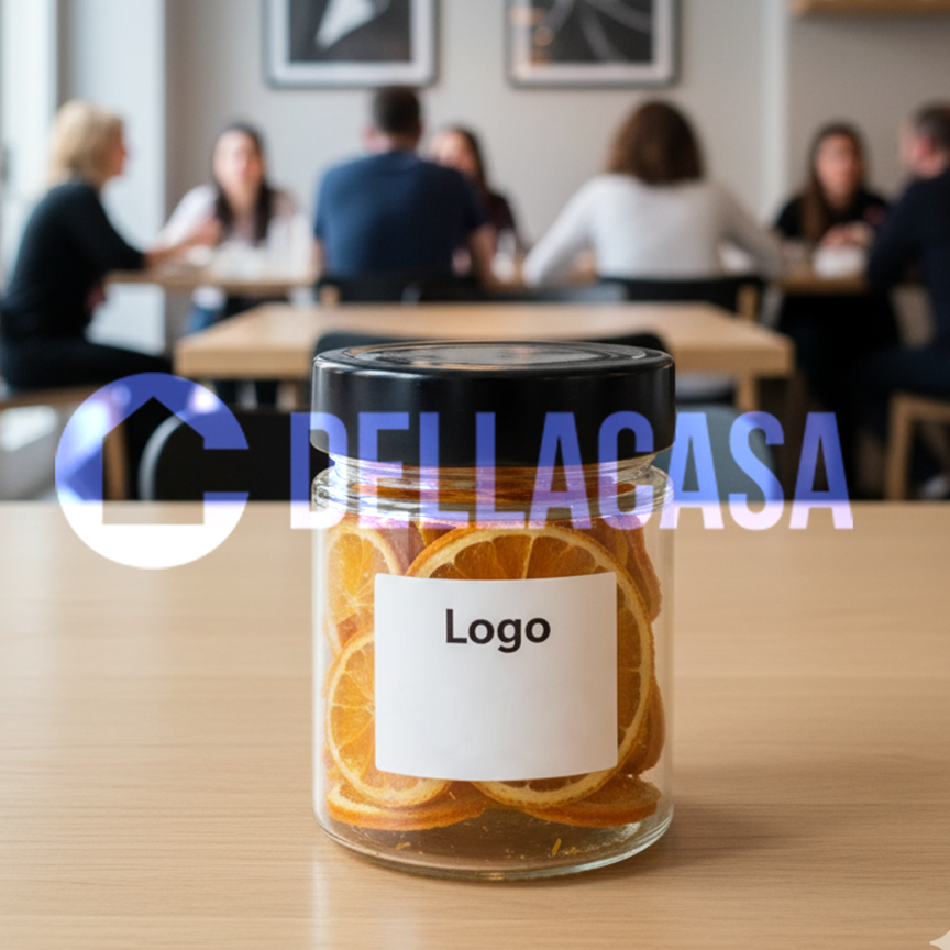 ARANCIA DISIDRATATA - Della Casa Personalizzata con Etichetta Brandizzata Vetro 20gr