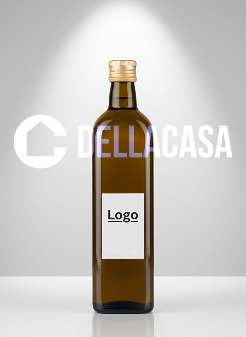 OLIO EXTRA VERGINE DI OLIVA - Olio Della Casa Personalizzato con Etichetta Brandizzata Vetro 1Lt - immagine 2