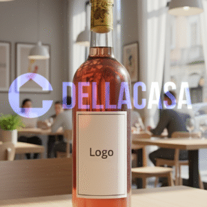 BARDOLINO CHIARETTO DOC - Vino Rosa Della Casa Personalizzato con Etichetta Brandizzata VETRO 75cl