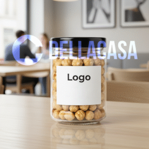 NOCCIOLE SGUSCIATE - Della Casa Personalizzate con Etichetta Brandizzata Vetro 30gr