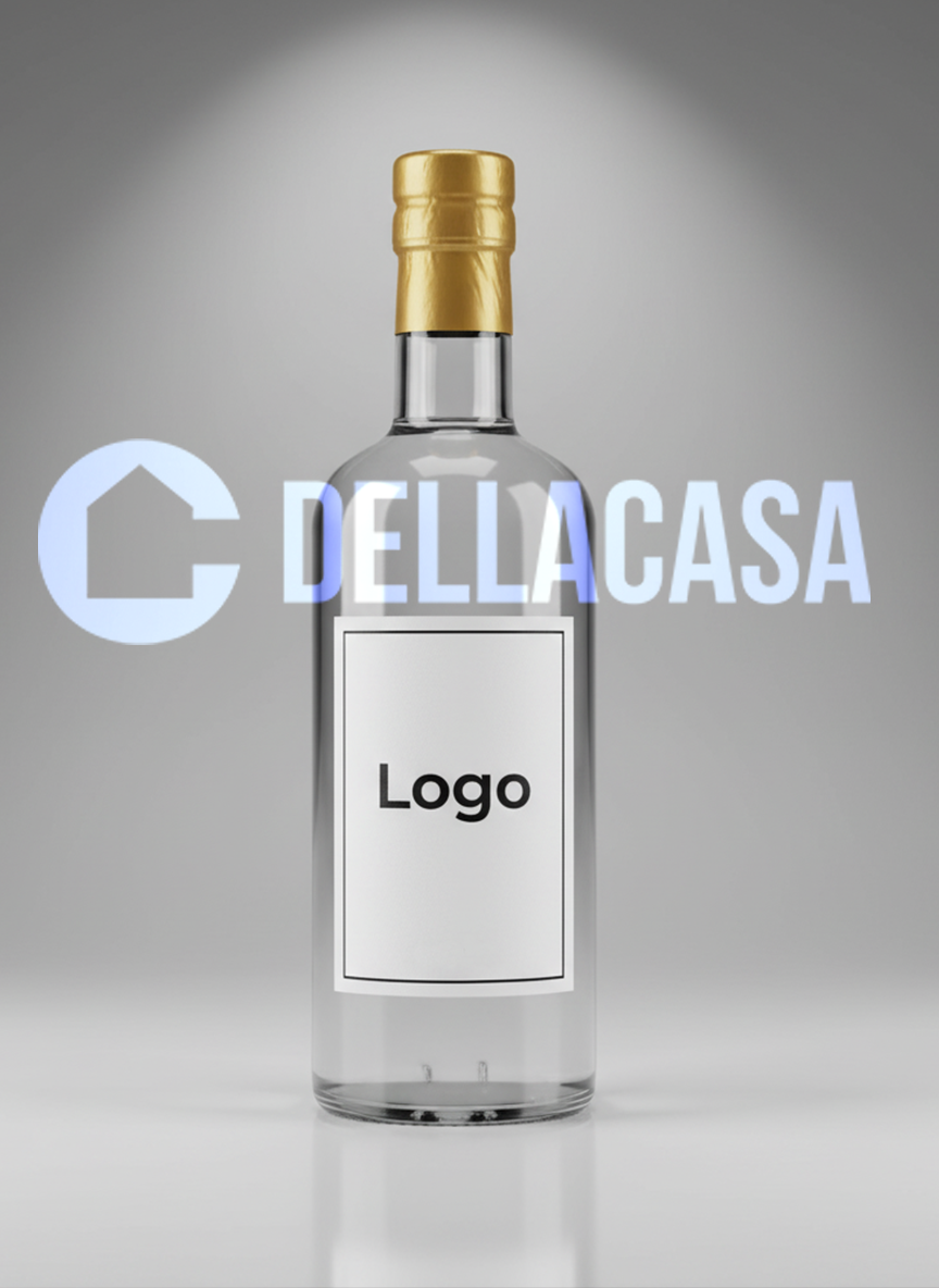 VODKA - Della Casa italiana Personalizzata con Etichetta Brandizzata Vetro 70cl - immagine 2