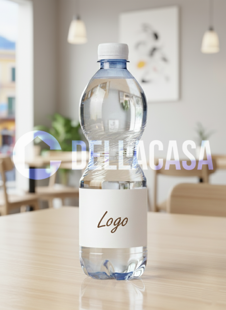 HYDRA – Acqua Della Casa Personalizzata con Etichetta Brandizzata PET Trasparente 50cl