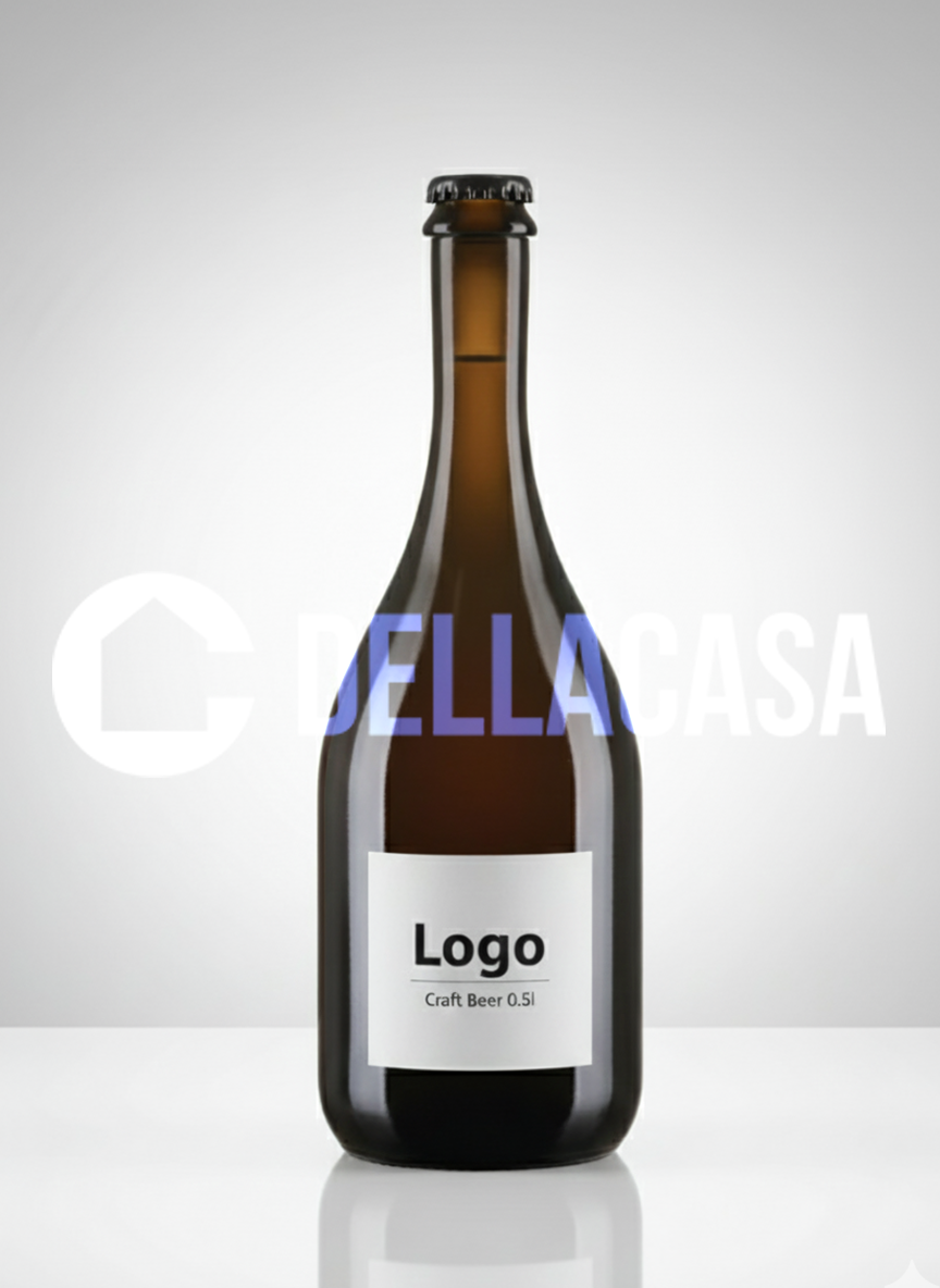 GOLDEN ALE - Birra Artigianale italiana Della Casa Personalizzata con Etichetta Brandizzata VETRO 75cl - immagine 2