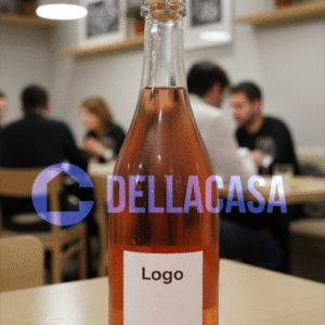 FRANCIACORTA ROSÉ BRUT DOCG - Bollicine Della Casa Personalizzato con Etichetta Brandizzata VETRO 75cl