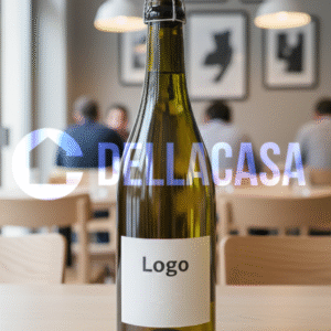 CHAMPAGNE PRESTIGE - Vino Della Casa Personalizzato con Etichetta Brandizzata VETRO 75cl