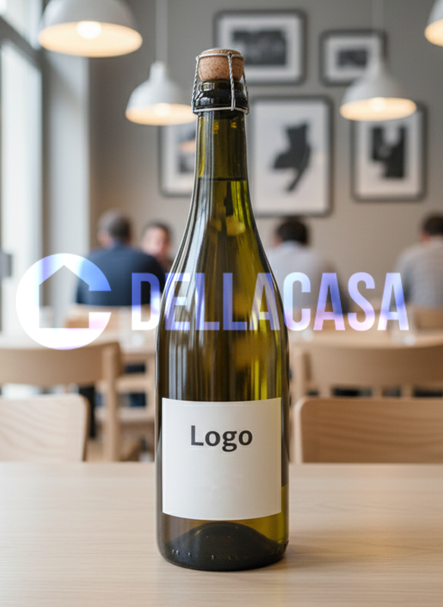 CHAMPAGNE PRESTIGE - Vino Della Casa Personalizzato con Etichetta Brandizzata VETRO 75cl