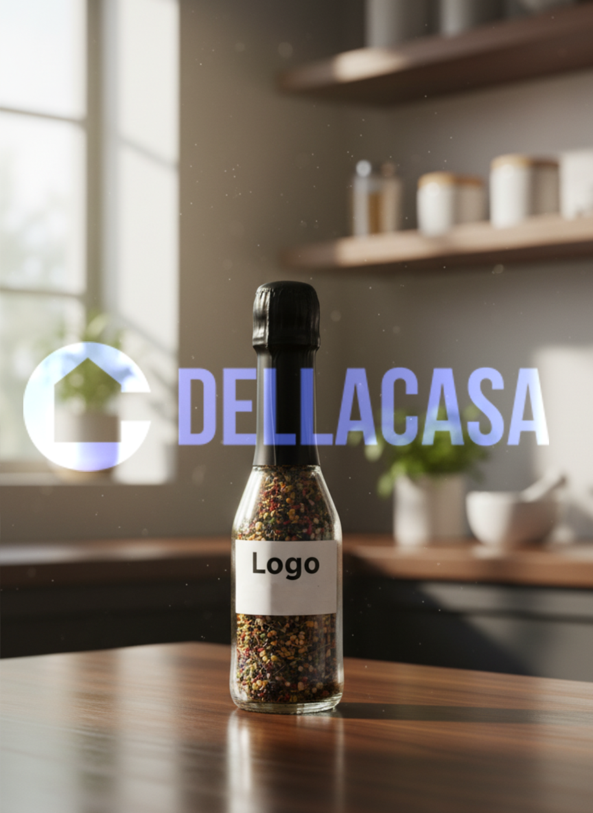 AGLIO E PEPERONCINO - Della Casa Personalizzato con Etichetta Brandizzata Vetro 175gr