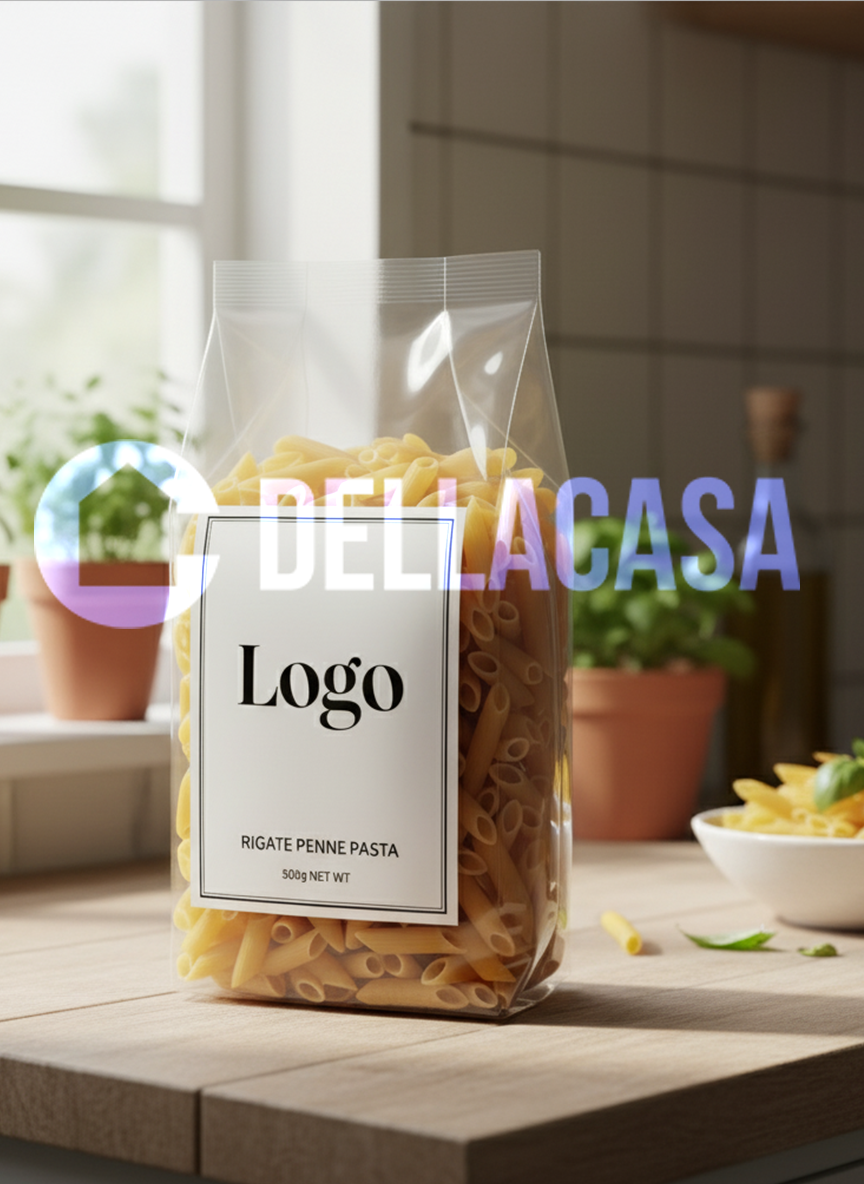 PENNE RIGATE - Della Casa Personalizzate con Etichetta Brandizzata Bag 500gr