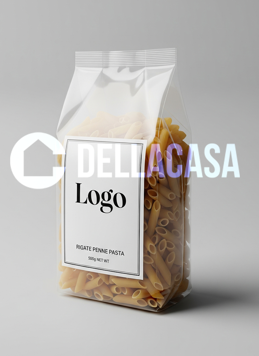PENNE RIGATE - Della Casa Personalizzate con Etichetta Brandizzata Bag 500gr - immagine 2