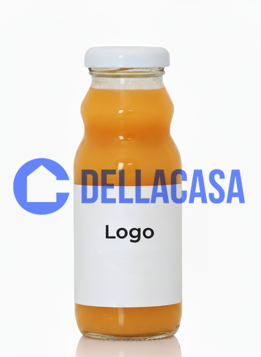Albicocca - Succo di frutta Della Casa Personalizzato con Etichetta Brandizzata Vetro 20cl - immagine 2