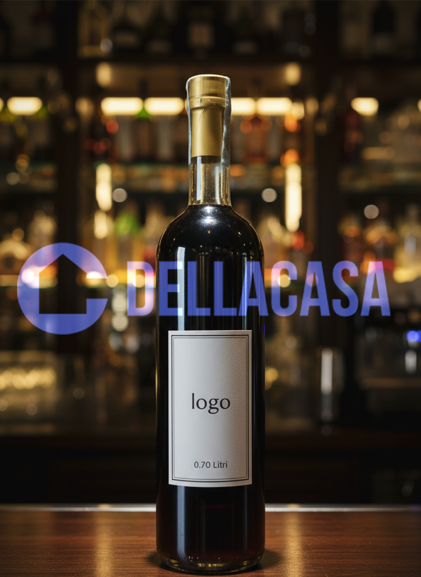 AMARO Della Casa italiano Personalizzato con Etichetta Brandizzata Vetro 70cl