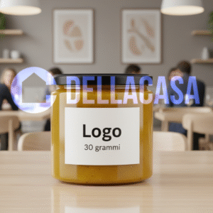 CONFETTURA DI ALBICOCCA - Della Casa Personalizzata con Etichetta Brandizzata Vetro 30gr