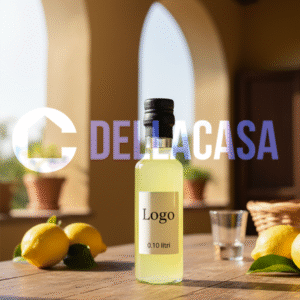 LIMONCELLO Della Casa italiano Personalizzato con Etichetta Brandizzata Vetro 10cl