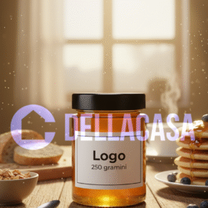 MIELE DI MILLEFIORI DI MAREMMA - Della Casa Personalizzato con Etichetta Brandizzata Vetro 250gr