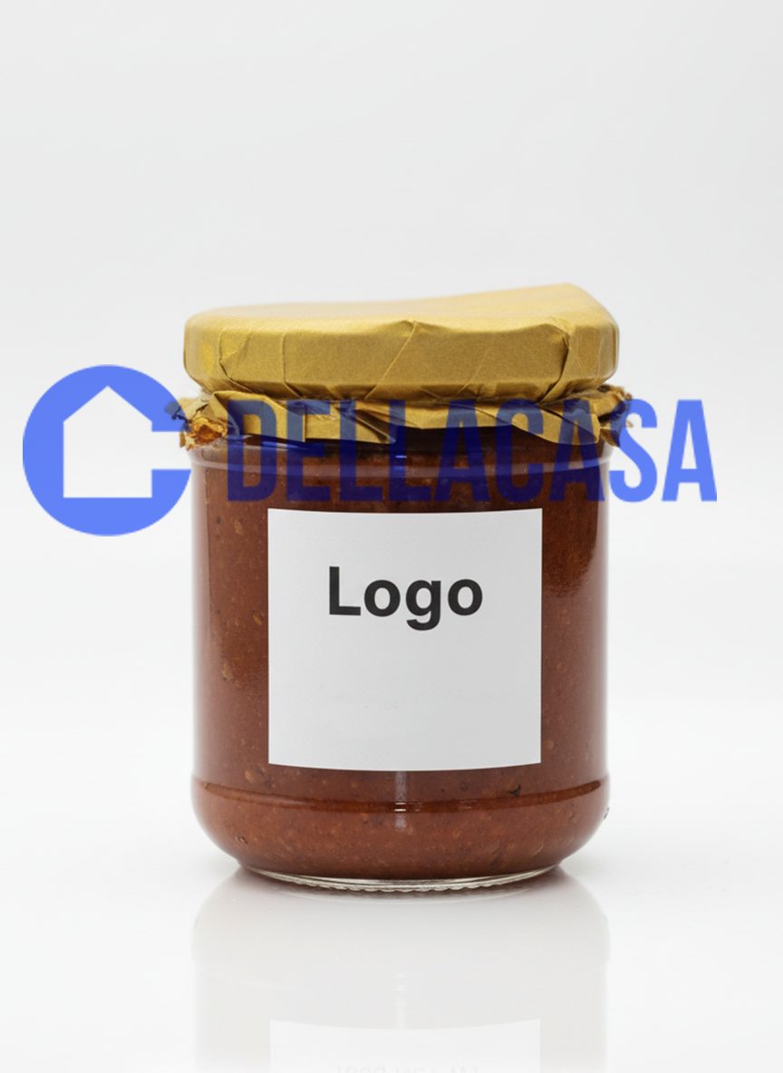 SUGO CON PORCINI - Sugo Della Casa Personalizzato con Etichetta Brandizzata Vetro 180gr - immagine 2