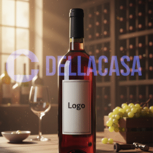 NERO DI TROIA ROSATO IGT PUGLIA - Vino Rosa Della Casa Personalizzato con Etichetta Brandizzata VETRO 75cl
