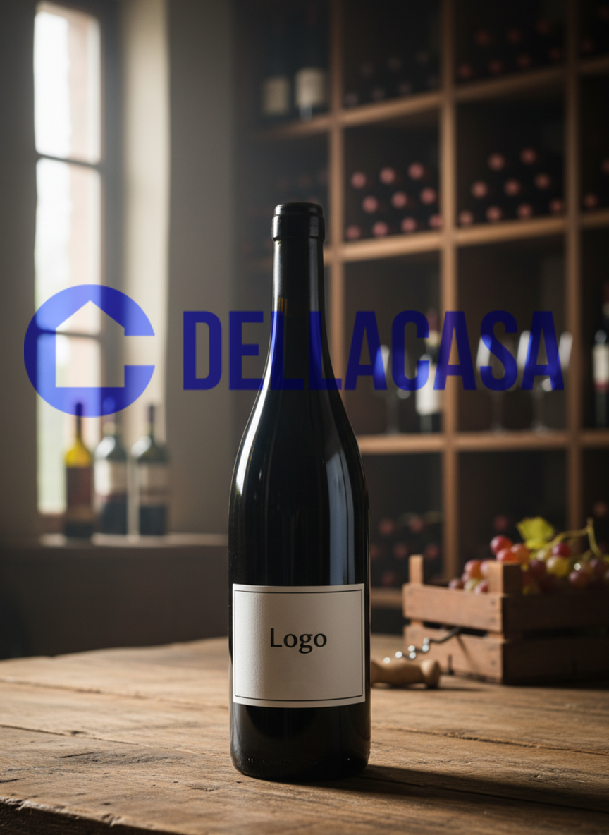 TERRE SICILIANE FRAPPATO IGT - Vino Rosso Della Casa Personalizzato con Etichetta Brandizzata VETRO 75cl